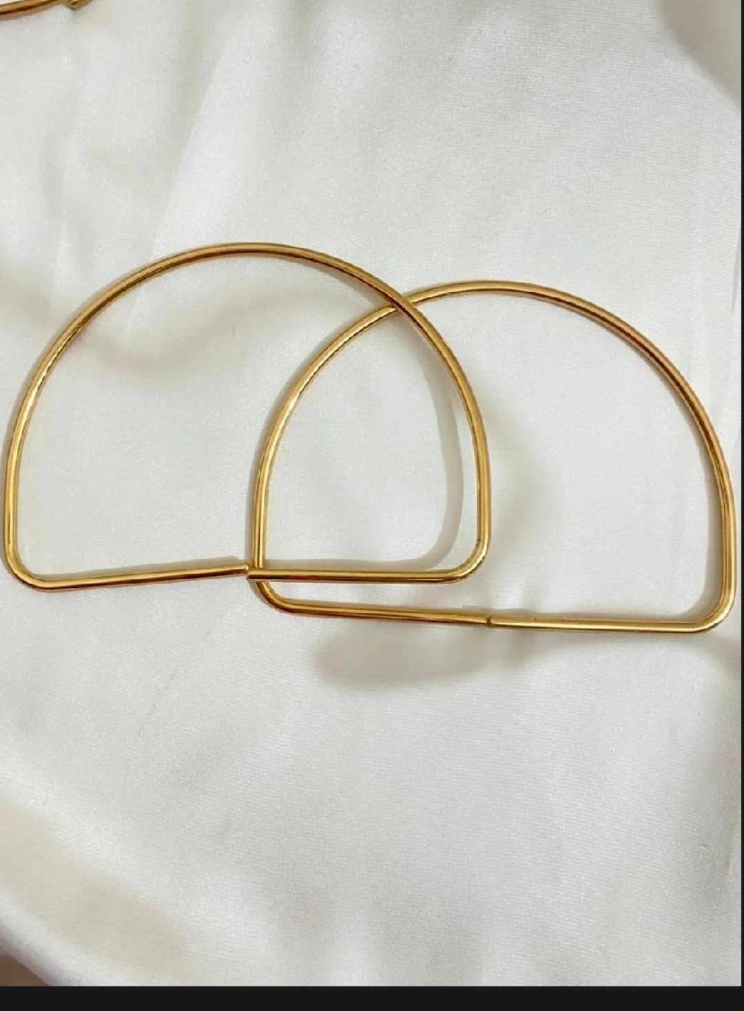 Metal Bag handle pair Replacement Metal hardware for handbags and totes