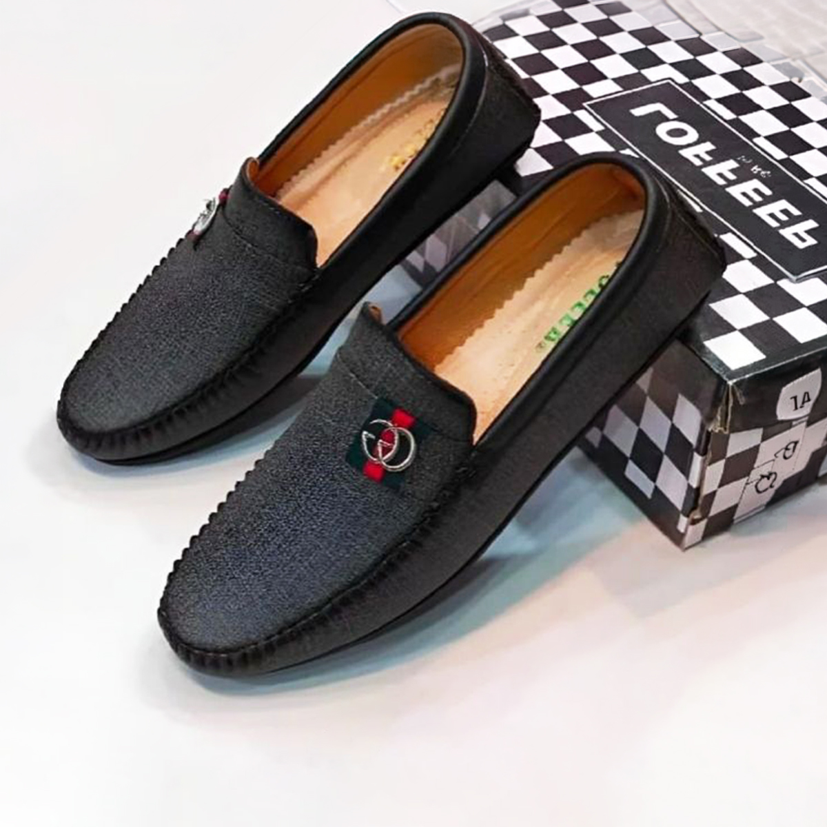 Stride Shoes For Men’s Trendy Loafers – Premium Casual Slip-On Shoes, All Season Wear, Synthetic Leather Fabric, Comfort Walking Style, Multiple Colors Available