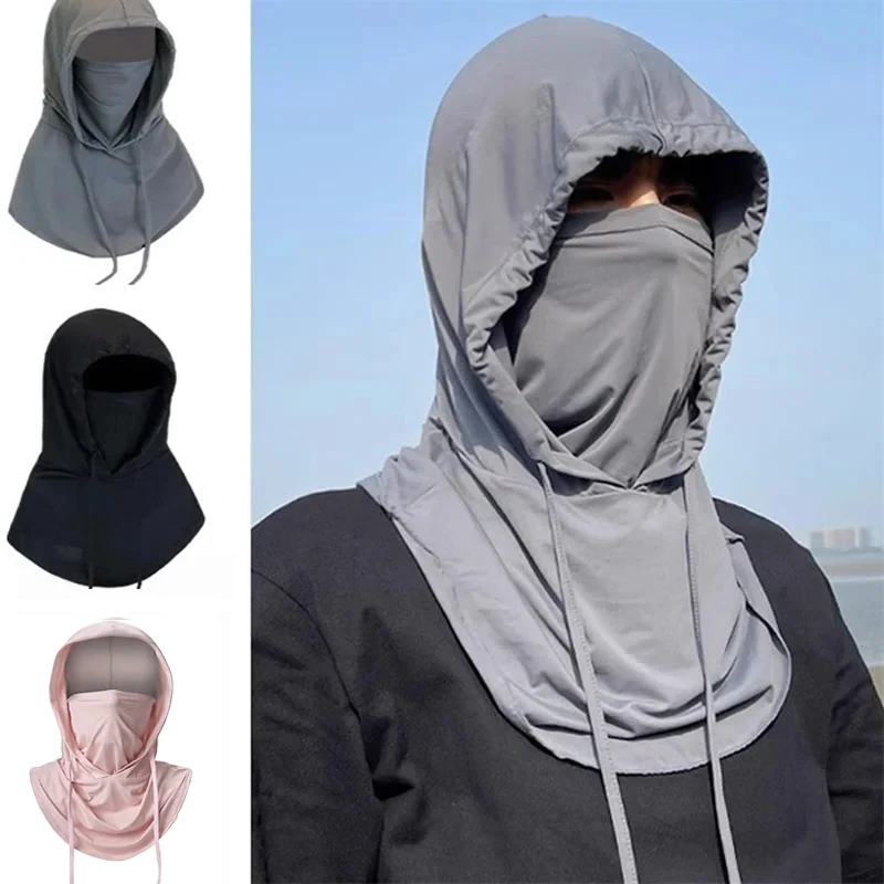 Summer Full Face Sun Protection Hat Face Mask Outdoor Hiking and Camping UV Protection Hat Neck Protection Hat