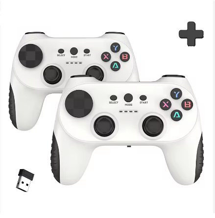 2.4G Dual Wireless Game Controllers CM-029D / CM-019D Dual Wireless Gamepads / CM-039D Dual Wireless Gamepads - Plug & Play Gamepads for Windows 7/XP/10/11 & Linux - Wireless Double Player Joystick for TV Box & Game Stick& PC