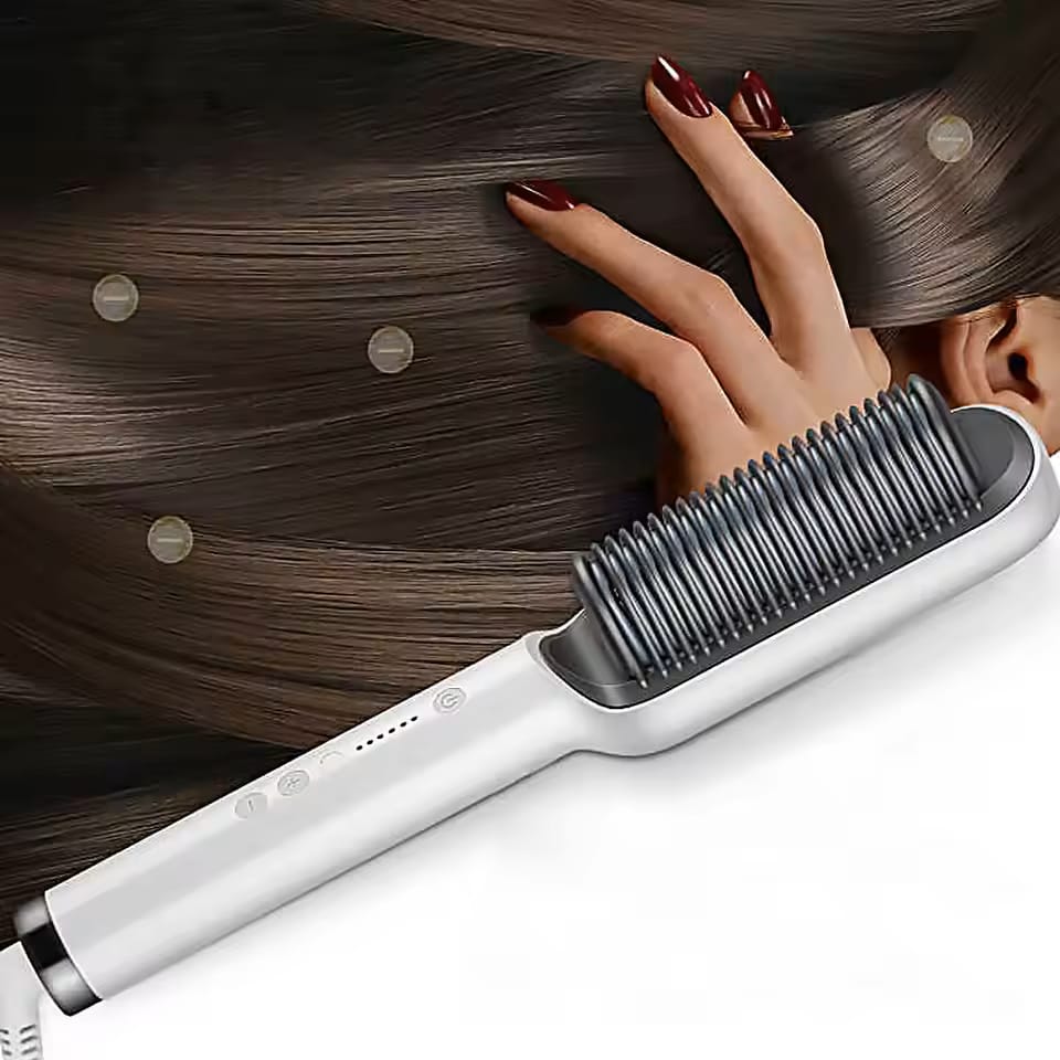 Electric Hot Comb Hair Straightener