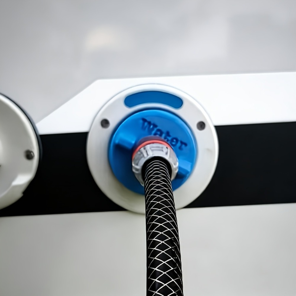 An Adapter for RV Water Tanks, a Water Filling Device Equipped with a Quick Hose Connector And O-Ring Seal,Without Battery