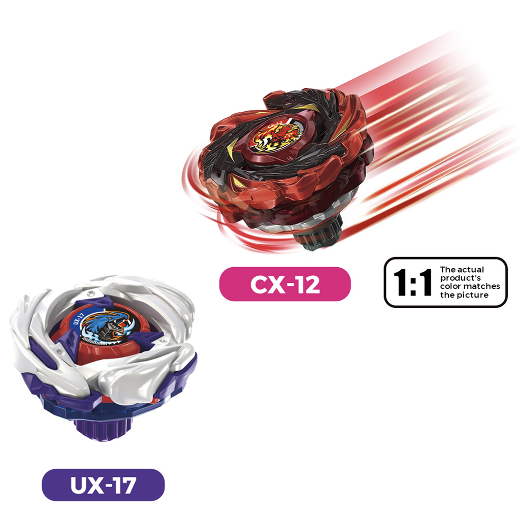 Single Flame UX-17 CX-12 Bey Spinning Top Toys 