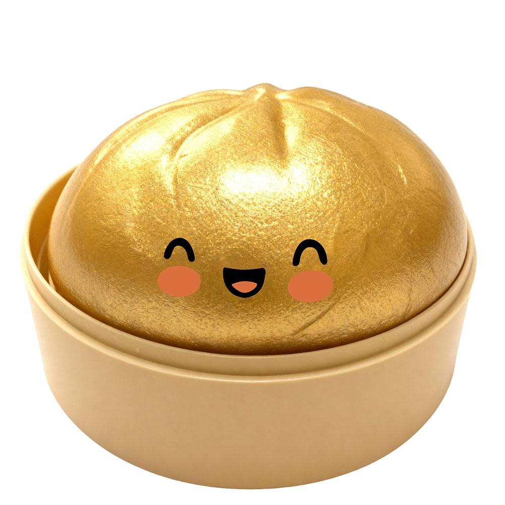 Cute Crystal Steamer Dumpling Bun Slow Rising Squishy Stress Ball Pinch Simulation Steamed Bread Fidget squeeze Toy Relax 