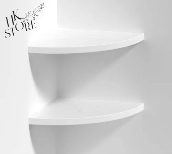 Corner Shelf Kitchen shelf Wall Shelf Wall-mounted Display Storage Organizer Rack for Living Room Office Home Decor 3pcs 3 Tier corner shelves Floating bedroom shelf