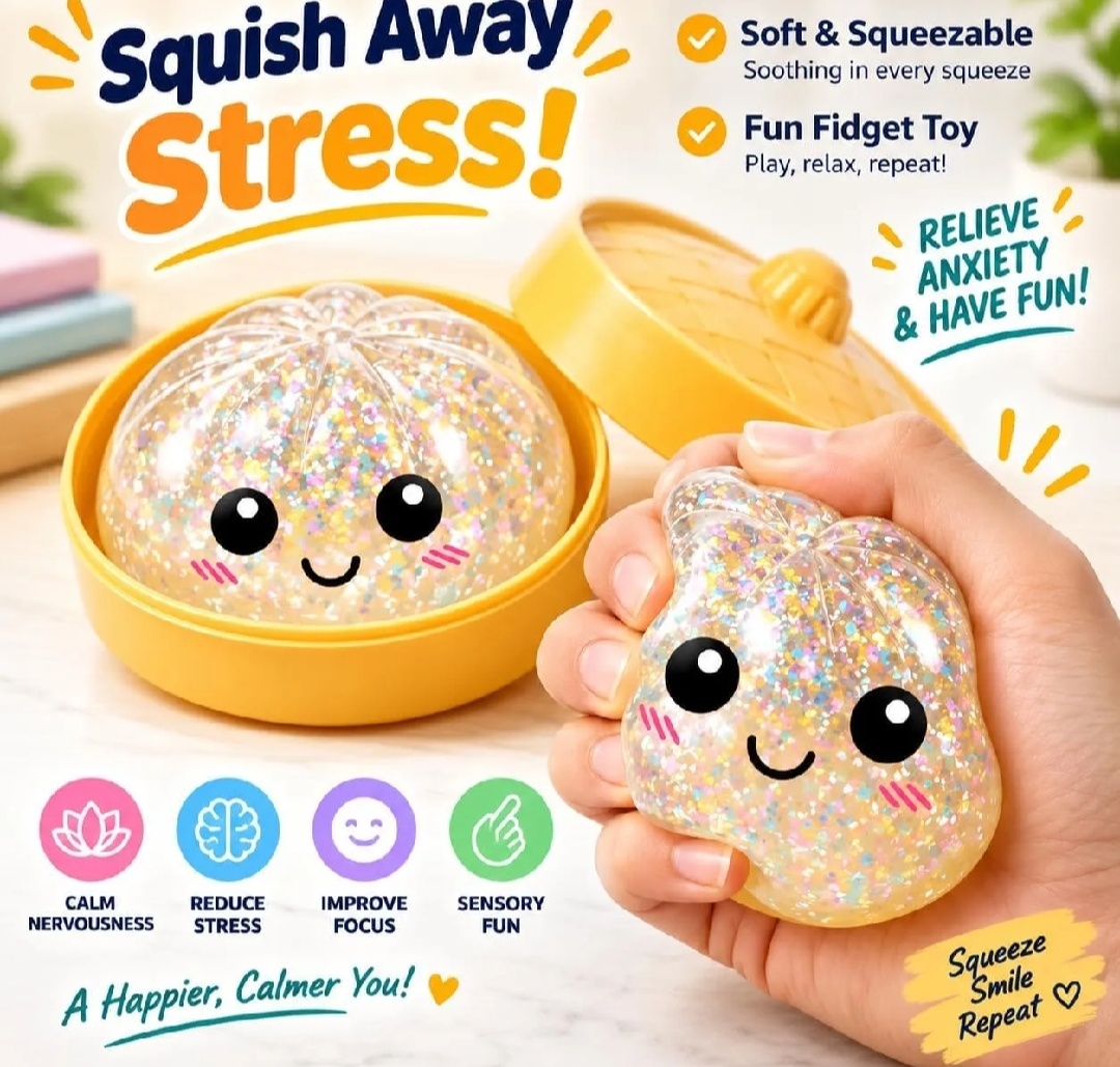 Dumpling Squishy  foamic Fidget sensory toys