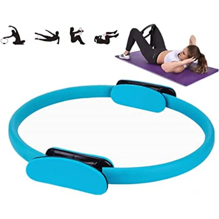 Home Fitness Yoga Ring Pilates Ring, Resistance Ring Yoga Tension Bands, Double Handle Pilates for Effective Strength and Resistance Training for Fat Burning