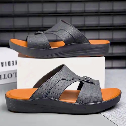 Dubai Mens Trending Slippers Gulf Sheikh Slippers and Sandals EVA Flip Flops
