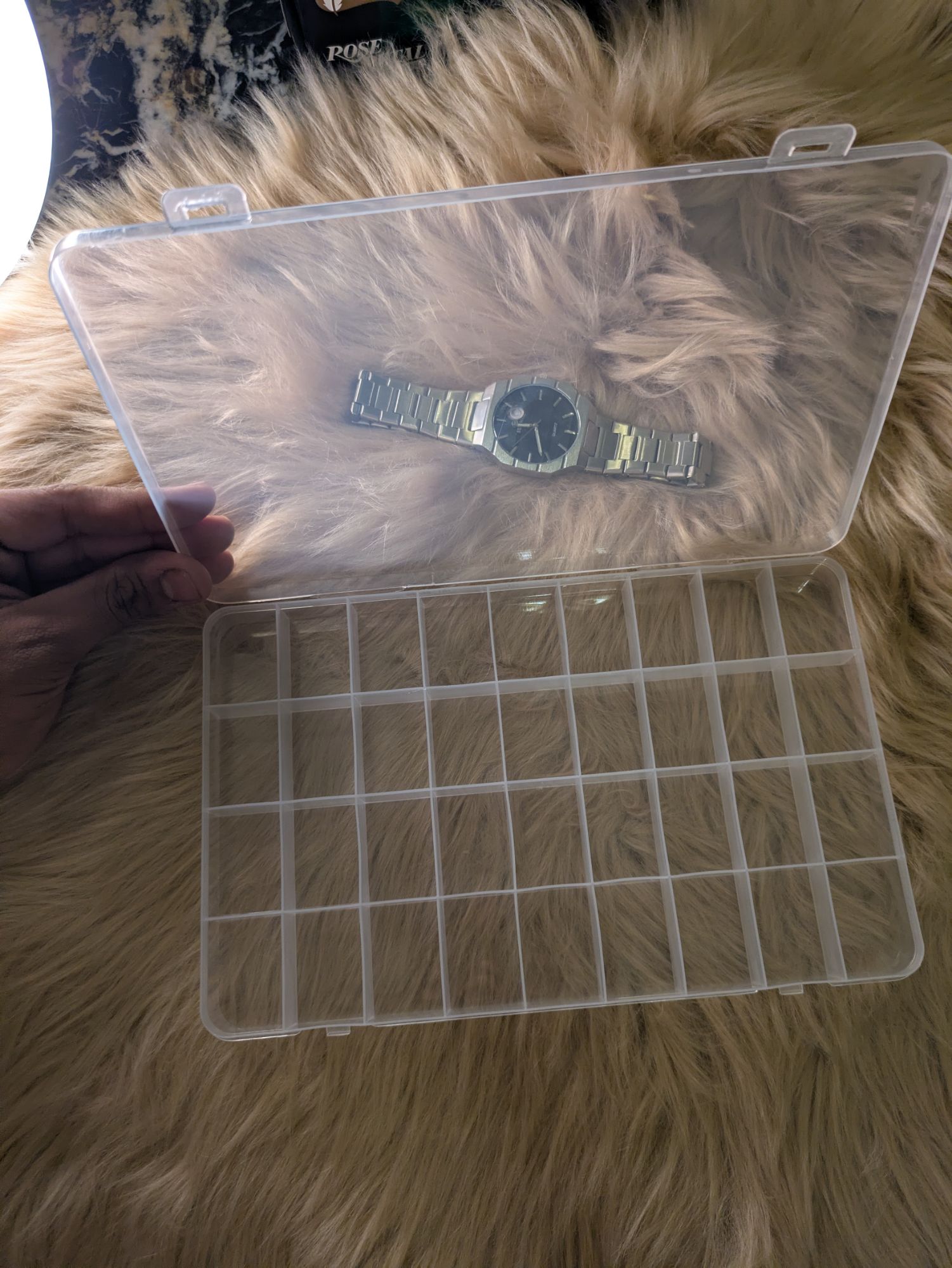 36 Grid Compartment Plastic Storage Organizer Box | Beads box | Beads, Jewelry, Screws & Accessories Storage