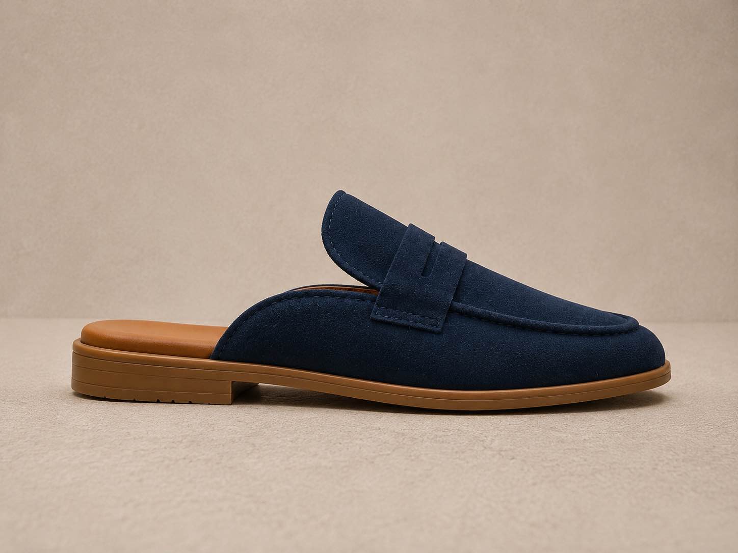 Premium Suede Leather Penny Loafers for Men - Casual Soft Sole Slip-On Shoes 👟