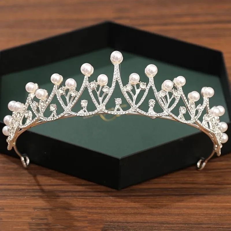 Princess Crown Headbands for Girls - Perfect for Birthdays, Weddings & Parties, Handcrafted Alloy Rhinestone with Unique Design of Birds Pattern Inlaid with Bright Diamonds Hair Accessories