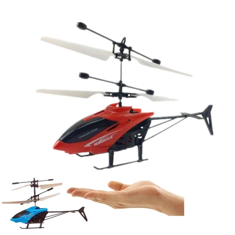 Hand-Controlled without Remote Control Helicopter Cool Electric Airplane Toys for Kids RC Helicopter with LED Toys for Boys and Girls