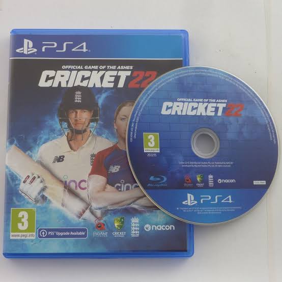Cricket 22 ps4 game cd dvd disk playstation 4 cricket game