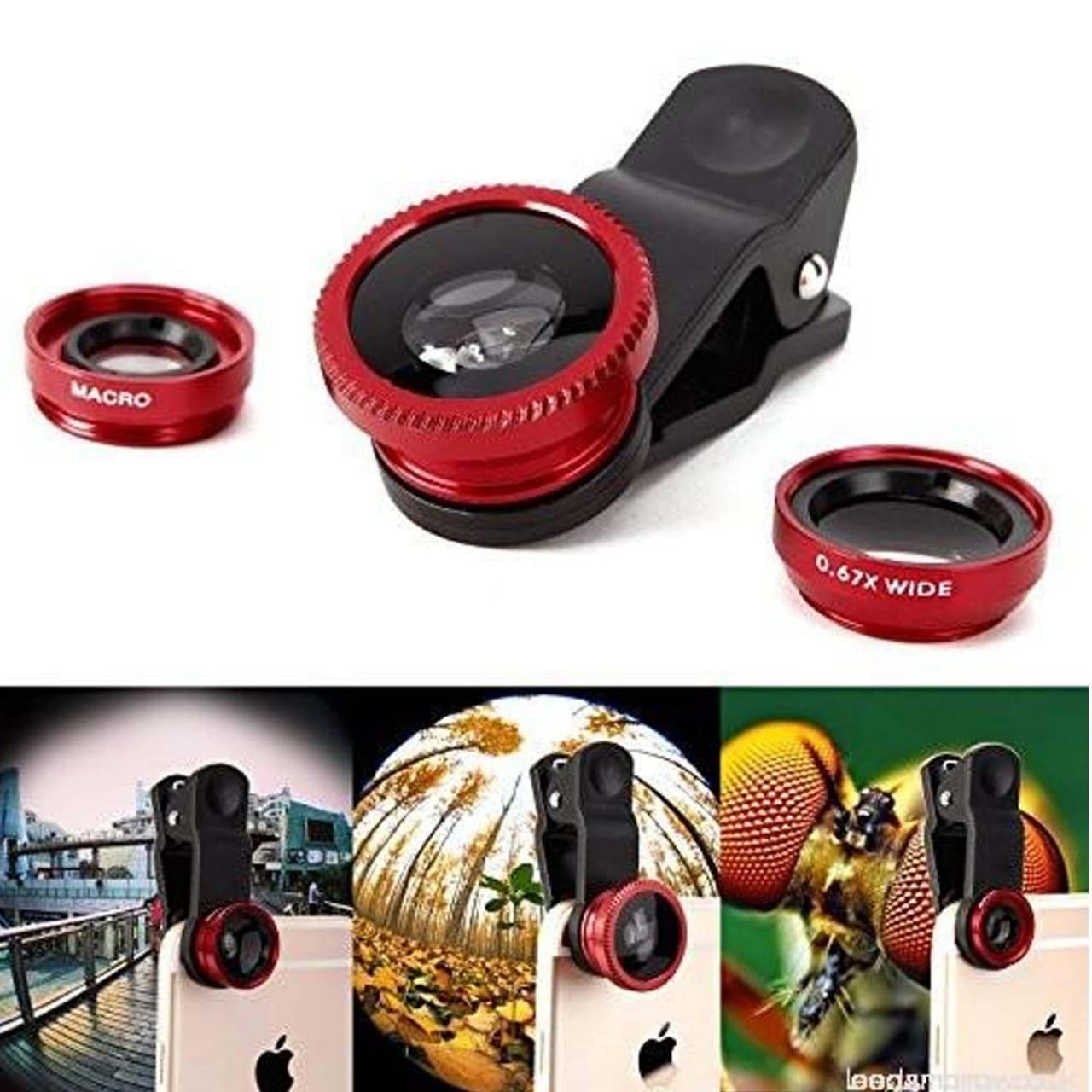Micro FishEye and Wide lens kit for mobile best universal lens kit for All smartphone Best Telephone camera lens kit