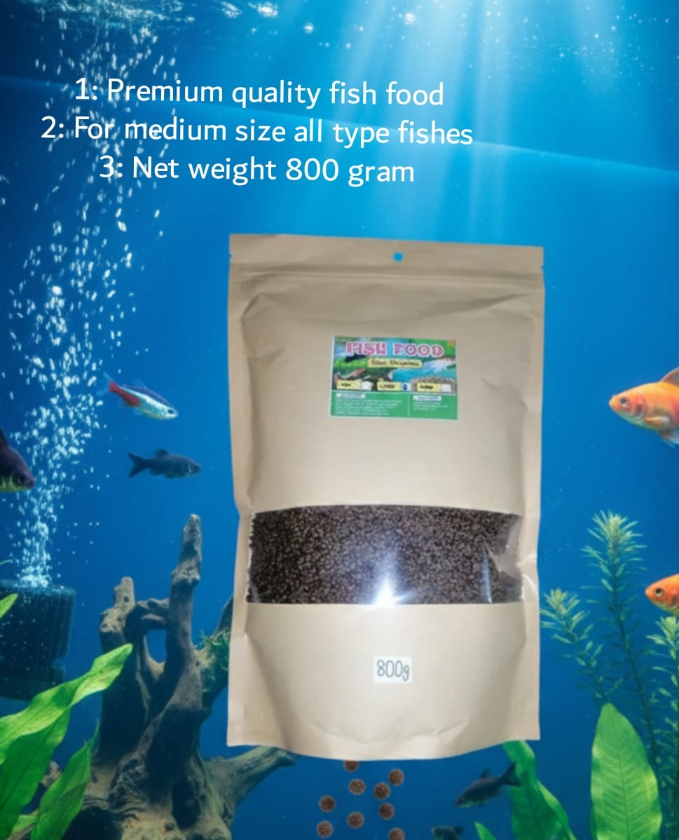 Koyal Enterprises Fish Food | High Protein Floating Pellets For Aquarium Fish | Fast Growth & Colour Enhancer Formula | 800g