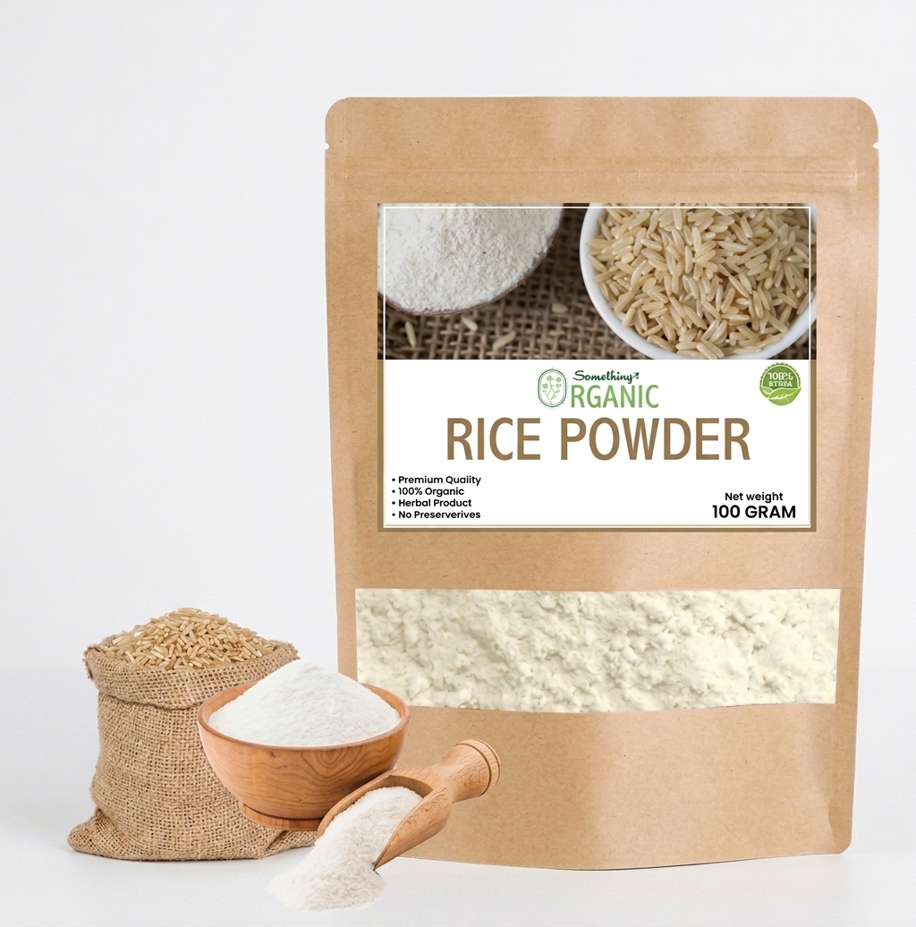 Rice Powder for Skin – Natural Exfoliator & Brightening Solution | 100gm Face & Body (100 characters)
