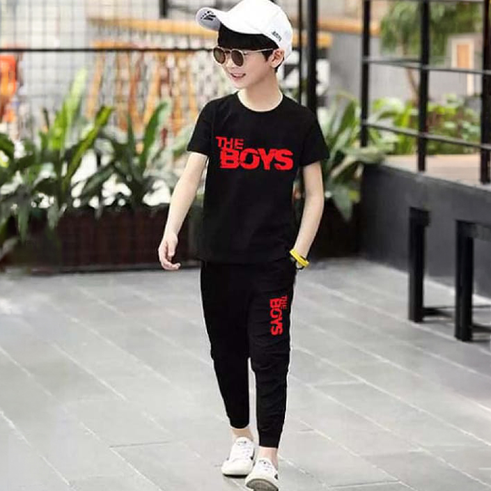 KIDS THE BOYS PRINTED SUMMER TRACKSUIT