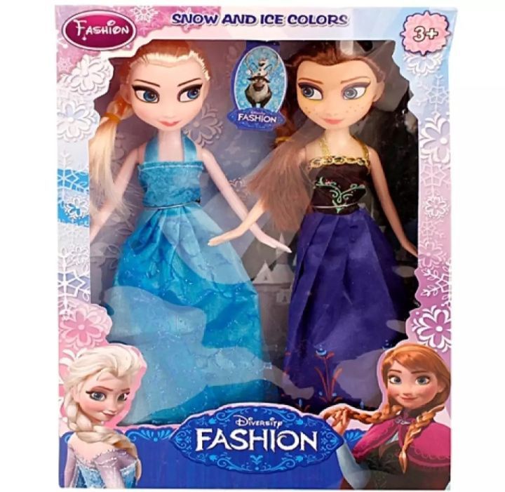 elsa and anna bendable dolls