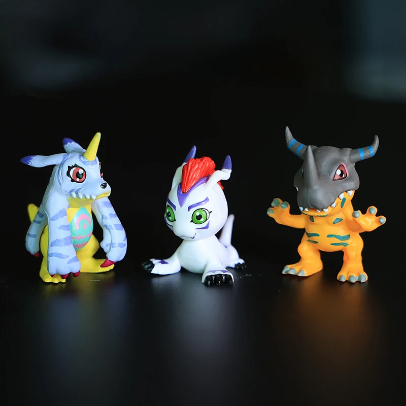 Hot 9Pcs/set Digimon Digimon Adventure Anime Figure Model PVC Collection Ornaments Statue Dolls Birthday Toy