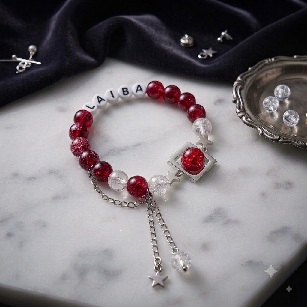 Luxury Handcrafted princess star charms Bracelet,Elegant Minimalist Jewelry for Women & Girls,Aesthetic korean Jewelry,Party Wear Bracelet,Charm Bracelet,Handcrafted adjustable Bracelet for Girls,Galaxy Bracelet,Trending Accessories,Gift for minimalists,