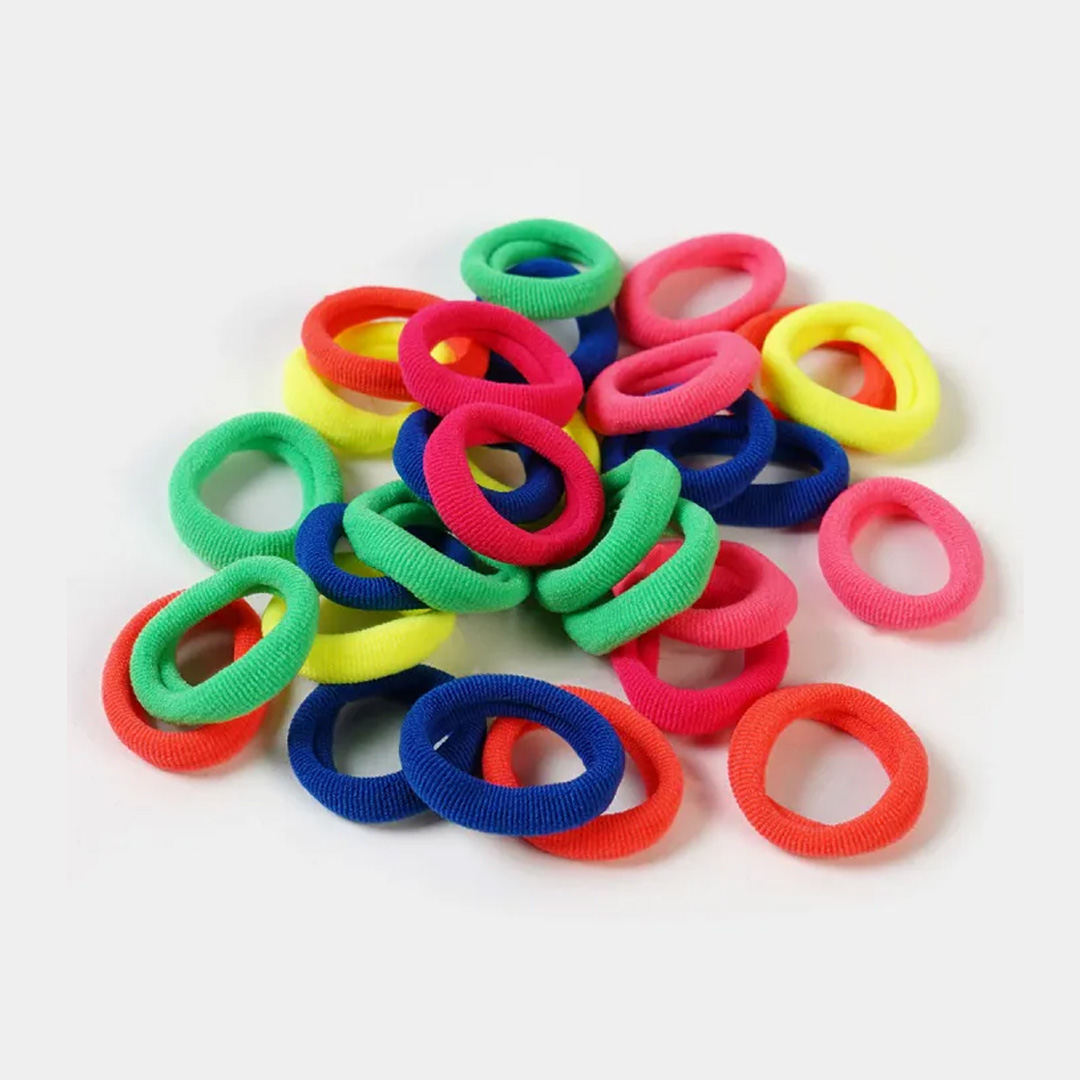 Multicolor hair pony for girls hair ties for girls hair bands