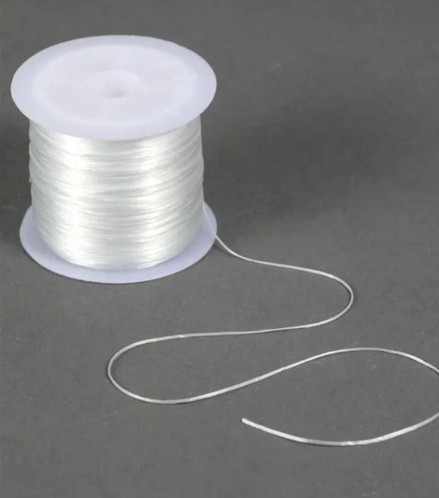 Transparent Elastic Thread for Bracelets | Stretchable String for Beads & Jewelry Making