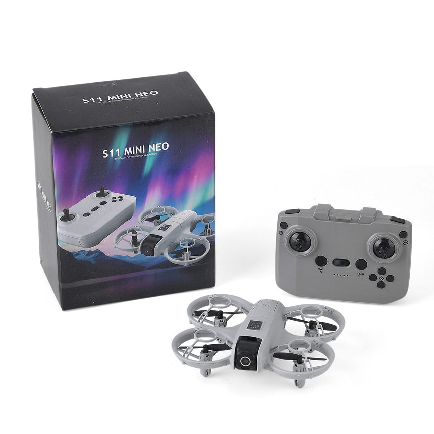 S11 Mini Neo Foldable Camera Drone | Mini RC Quadcopter with Remote Control | Compact FPV Drone for Kids & Beginners