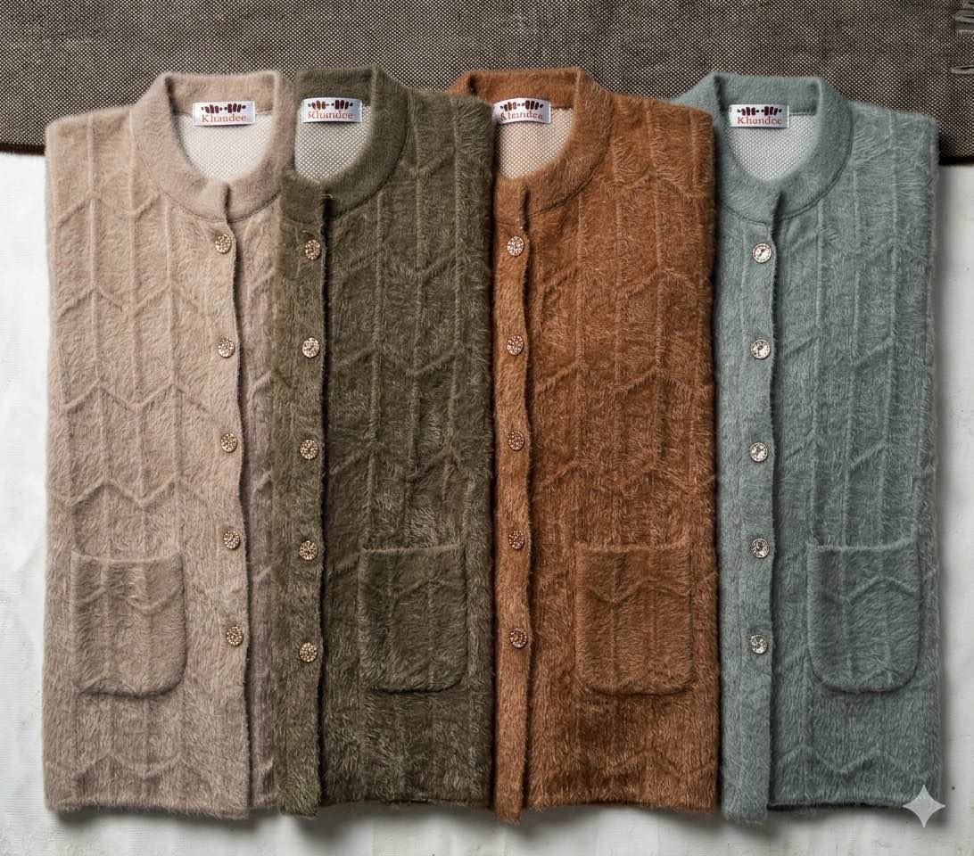Sweaters For Women Full Sleeves super Soft Wool Embroidery Cardigans