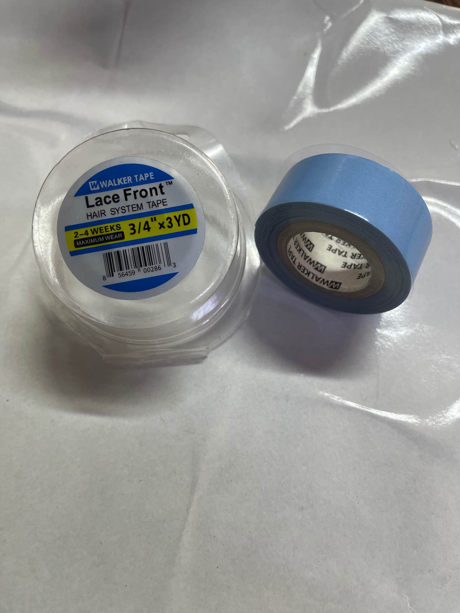 Walker Lace Front Support Tape 3/4” x 3 Yards – 100% Original USA Hair System Adhesive for Wig, Toupee & Lace Front