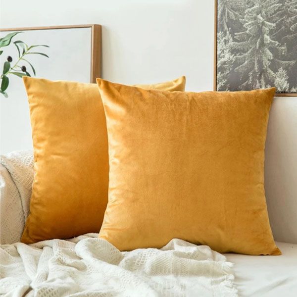 Plain Velvet Cushion Cover By ChoiceNow