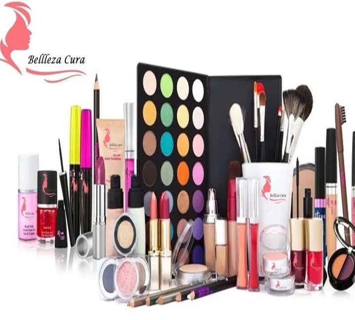 10 Pcs Complete Beauty Makeup Deal for Girls – Foundation, Mascara, Liner, Primer, Lipstick, Lip Gloss, Nail Paint, Lip Pencil, Beauty Blender & Nail Paint Remover Kit