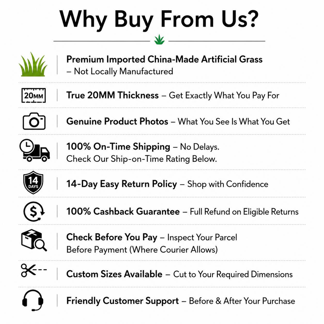 Artificial Grass / Grass Carpet - 20mm / Grass Mat / Grass Mat / Entrance Mat / Fake Grass / Balcony Mat / Grass Decoration / Grass Shelf / Turf Mat / Artificial Turf / Grass Doormat