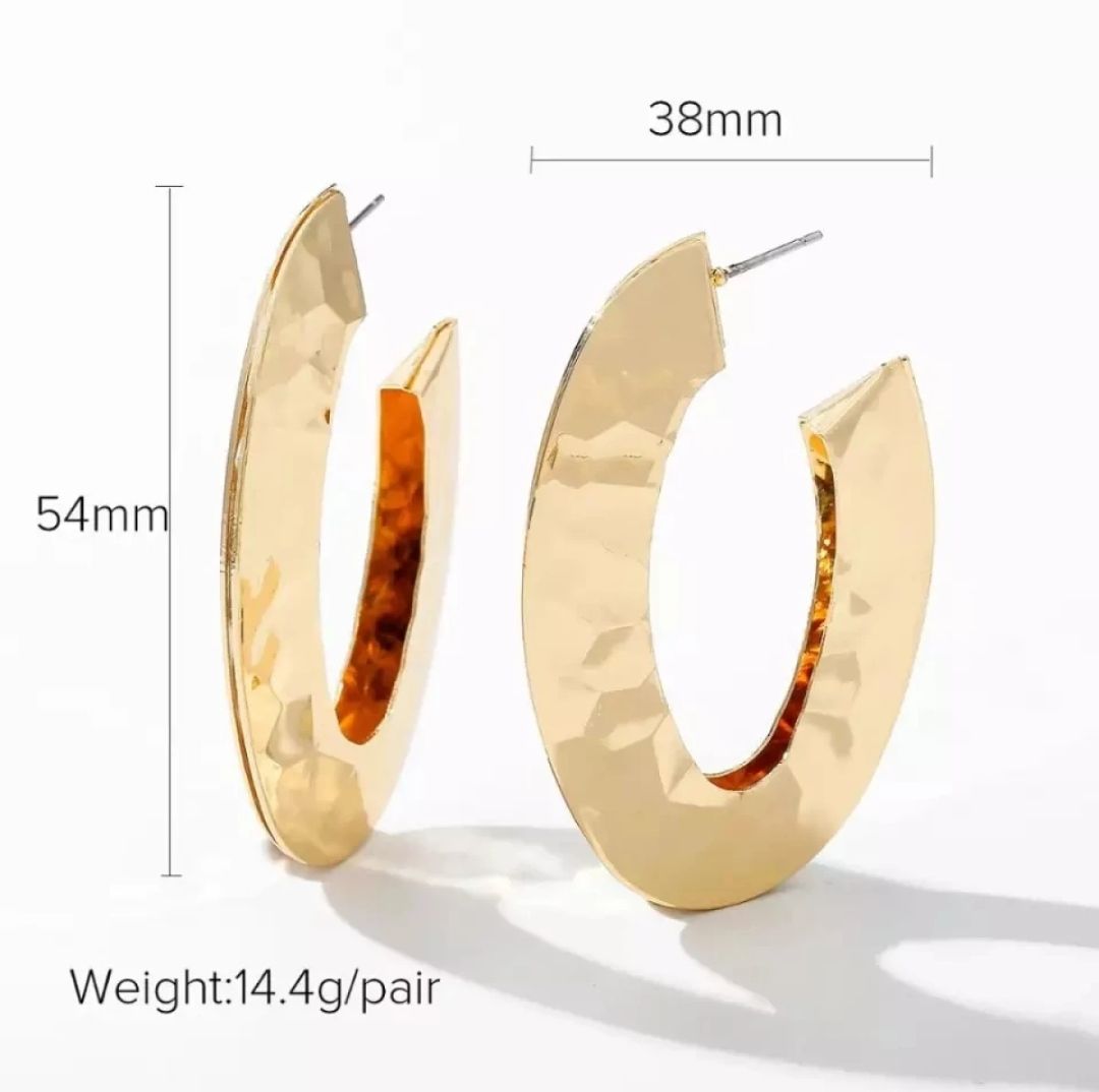 Oval trendy latest Italian style prosper earrings