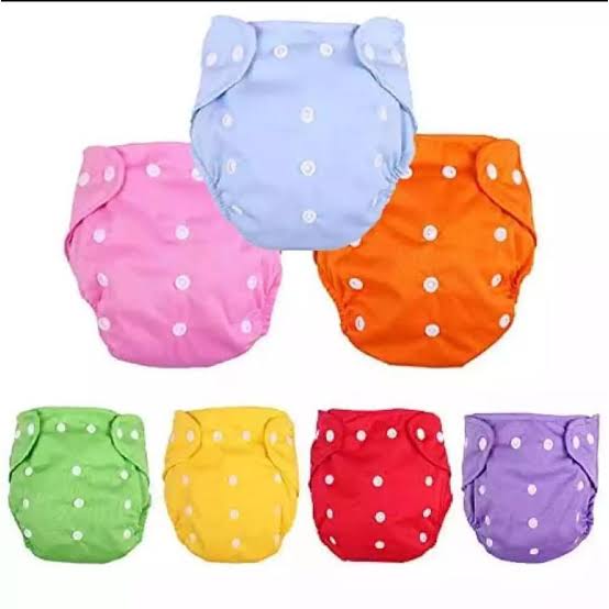 Baby Cloth Diapers Washable Adjustable, Waterproof, High-Quality Panty for Baby, Imported, Reusable, Washable Button Diaper for Newborns and Toddlers.