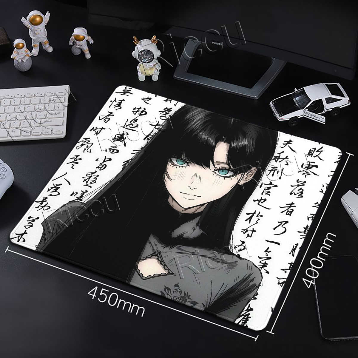 Cool Anime Girl Mouse Pad Game Ultrafine Surface E-Sports Mousepad Gamer Computer Gaming Accessories Laptop Small Mouse Mat Rug