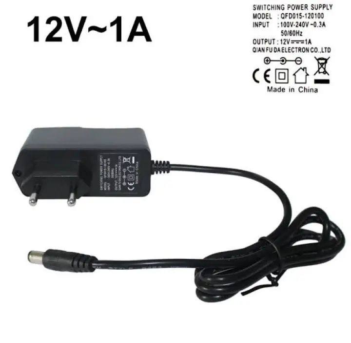 12 volt 0.5amp 12 volt 1 amp adopter Charger for Tp Link Router , Tenda router , ptcl dsl modem LED operator And CCTV Cam 12 volt Charger
