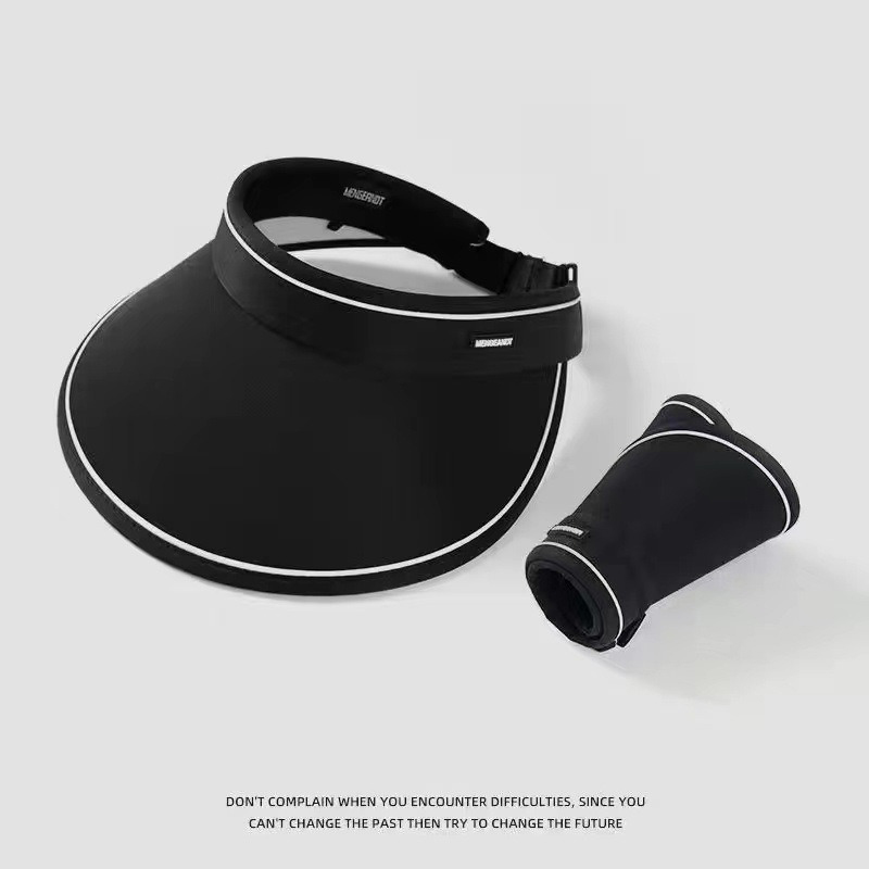 Uv Protection Sun Visor Hat For Women Wide Brim Foldable Beach Cap Cycling Hiking Beach Cycling Outdoor Travel Hat