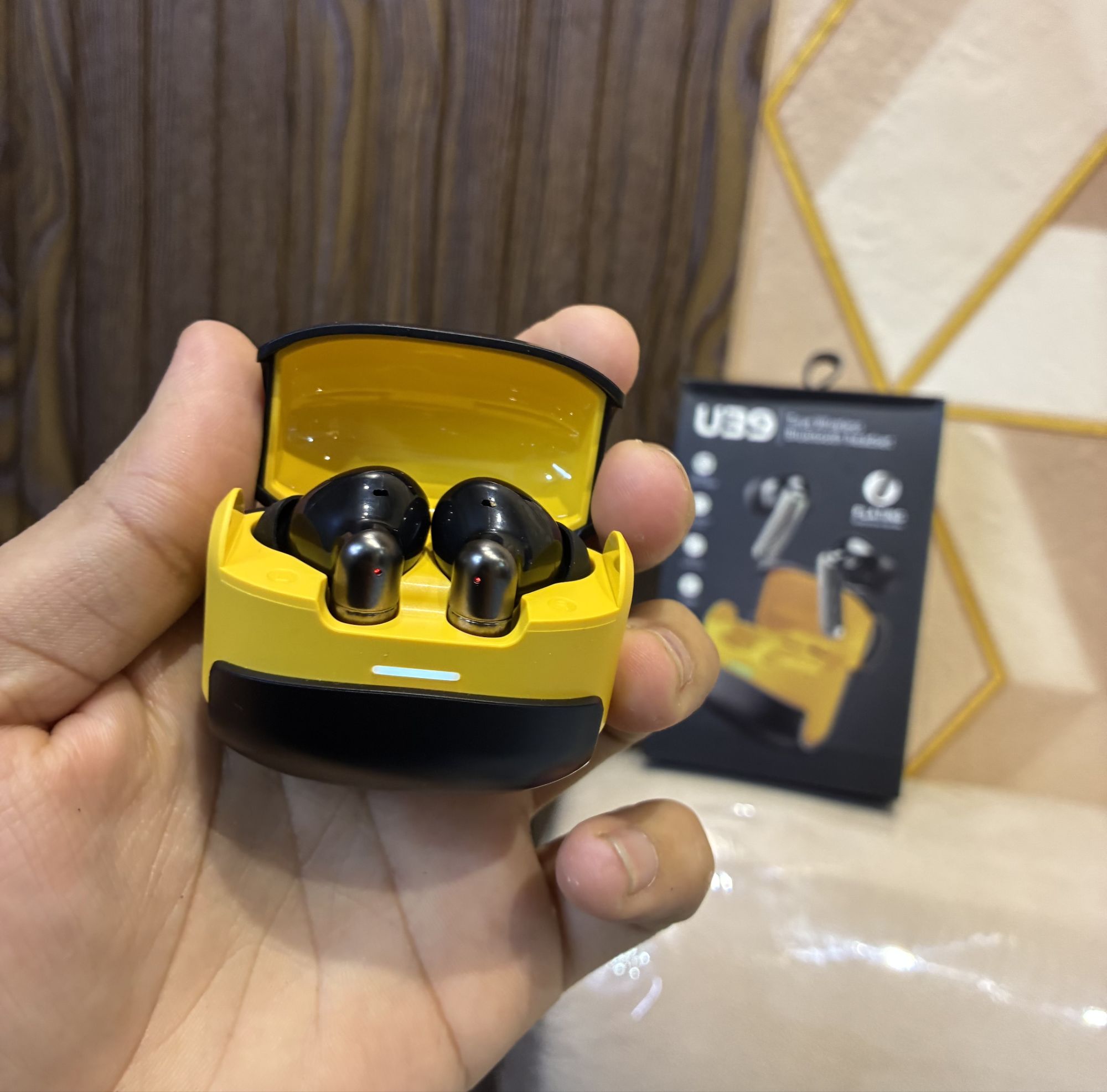 U39 Wireless Earbuds Gaming beast Bluetooth 5.4 TWS Ear Buds | W919 Touch Control Earbuds | HD Calls | IPX5 Waterproof | Long Battery Backup | Android & iOS Compatible