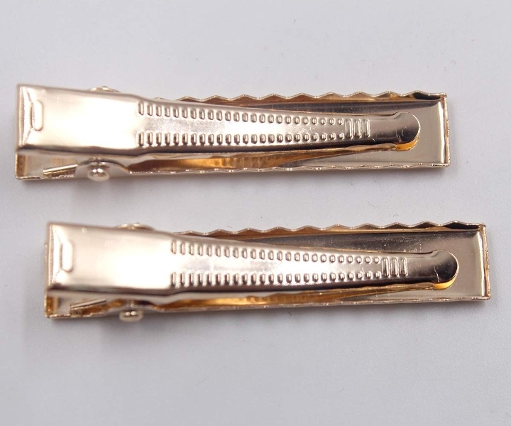 10/20 pcs Metal Alligator Hair Clips Pins Flat Top with Teeth for DIY Hairpins Headdress