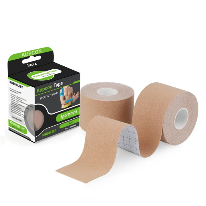 Waterproof Athletic Muscles Sport Kinesiology Tape – Imported Tape Roll for Injury Protection , Therapy tape , running tape , muscles protection tape , cricket, football, hockey, volleyball, injury protection tape