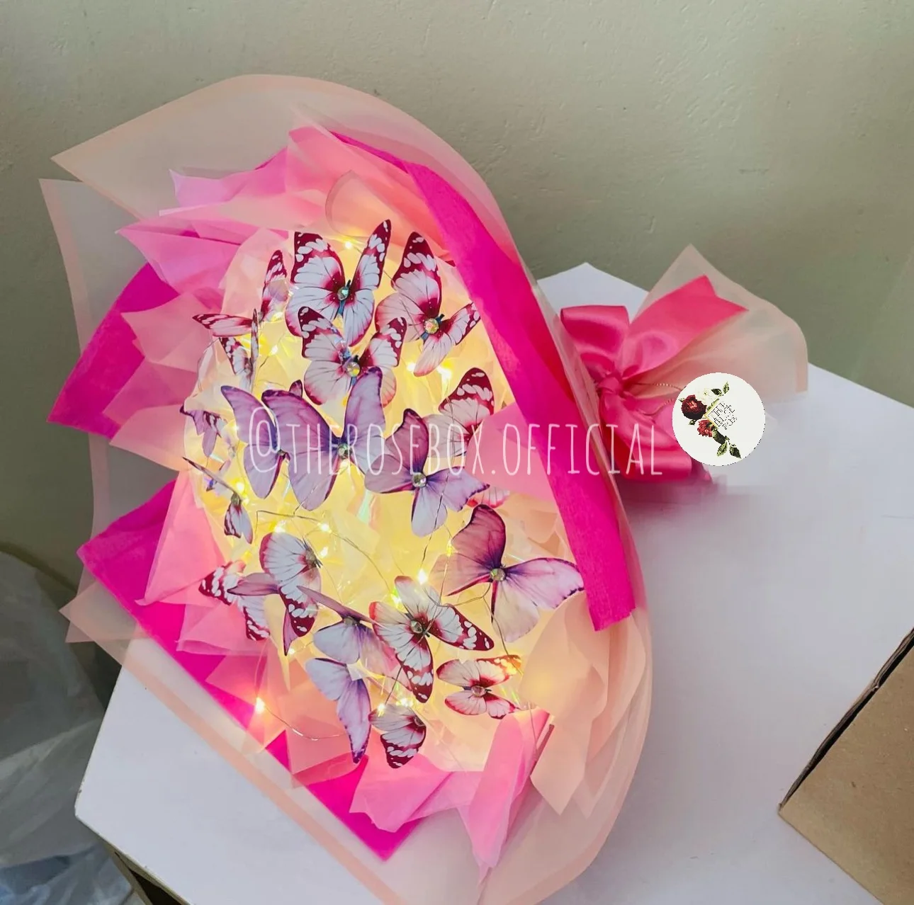 Butterfly bouquet for customised gifting