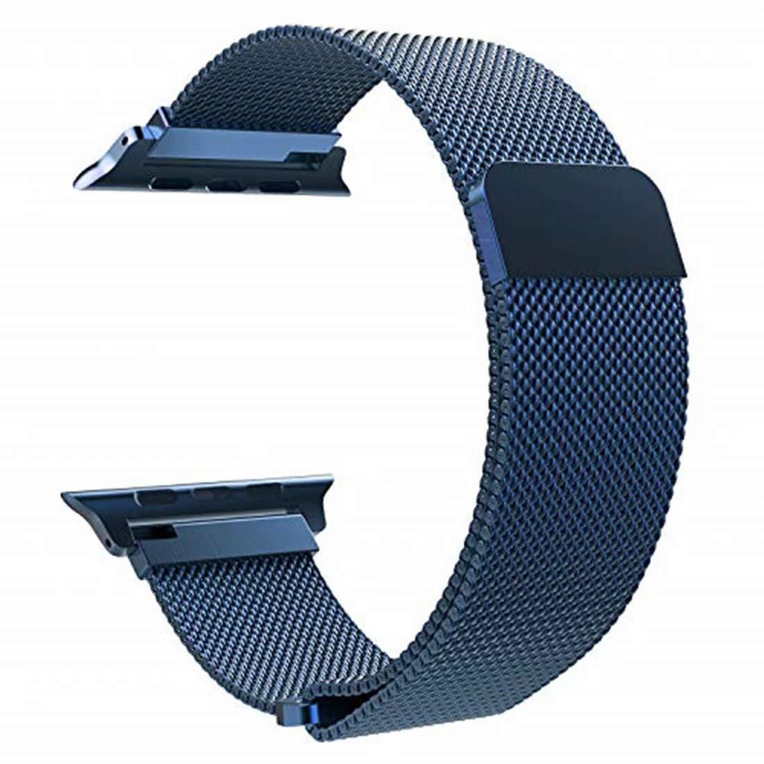Premium Magnetic Chain Smart Watch Strap 44mm to 49mm – Stainless Steel Adjustable Magnetic Loop Wrist Band for Men & Women