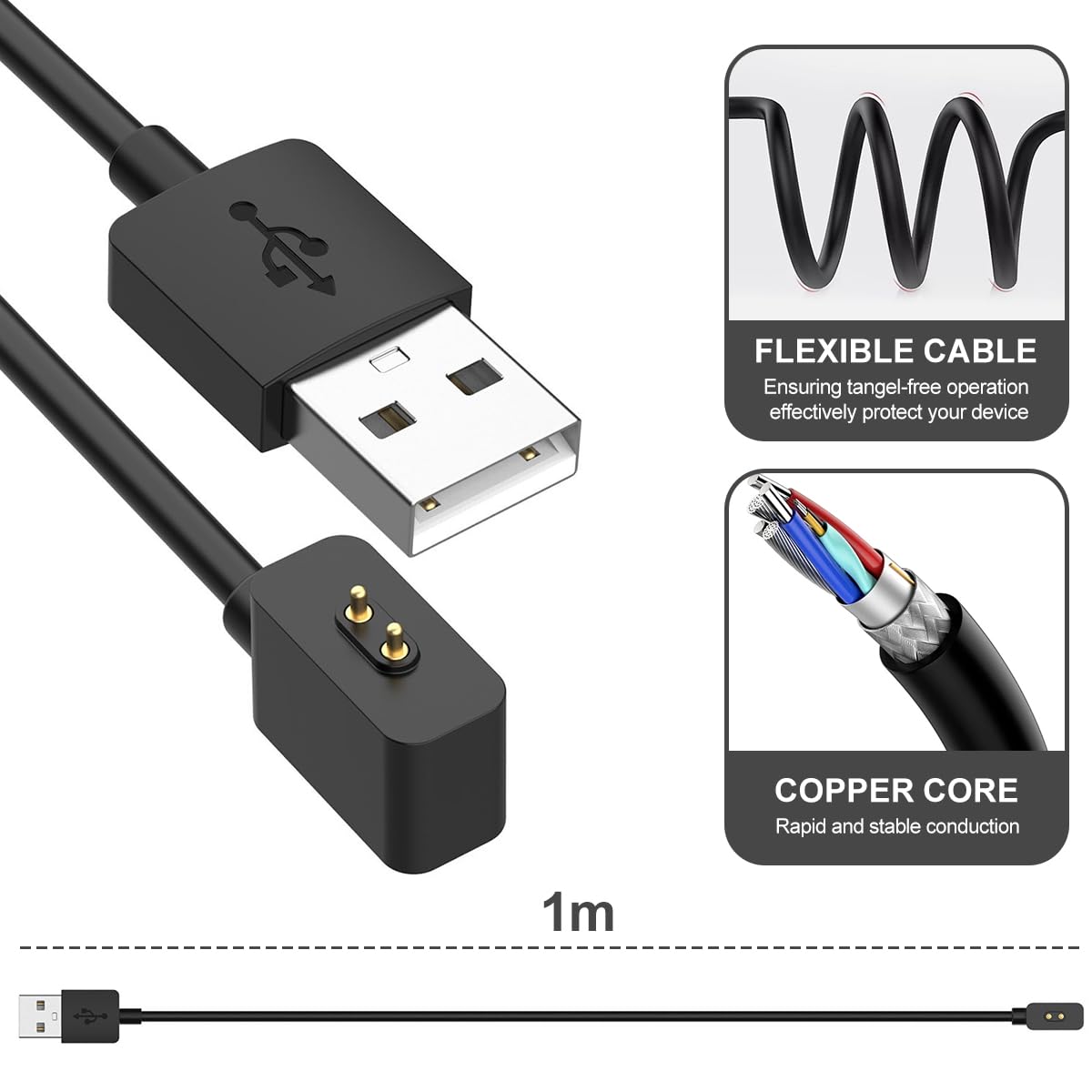 Xaiomi Redmi Watch Cable For Redmi Watch 3 Lite 4/5/8/8 Pro/9/10