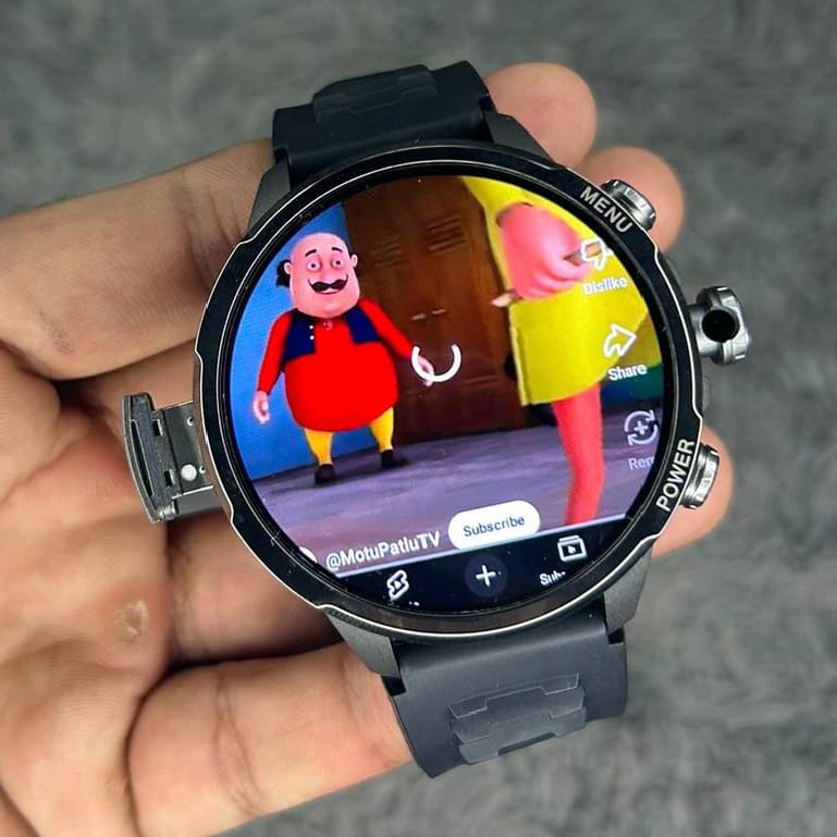 NEW 4G Android H18 Smart Watch 1.95 inch Large Spherical Screen Camera Video Call With 1100mAh Big Battery Outdoor Sport Men 3 sold