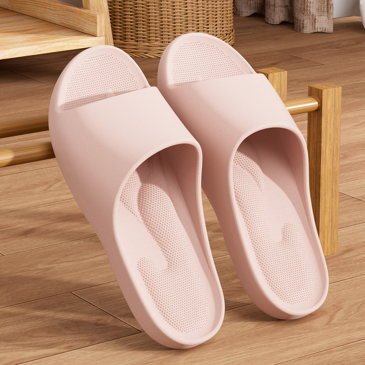 Arch Support Indoor Bathroom Slippers For Women Men Summer House Shoes Soft EVA Light Weight Couples Home Hotel Shower Slides