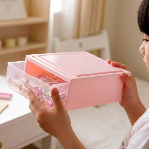Plastic Desktop Drawer Storage Box – Multi-Layer Desk Organizer for Cosmetics, Stationery & Office Supplies