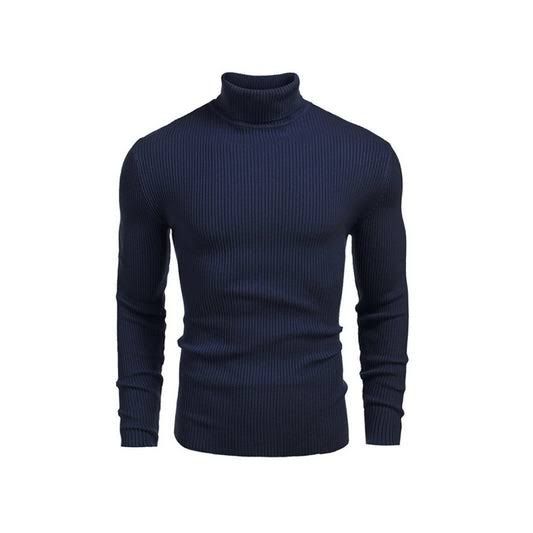 Premium High Neck Black Full Sleeve Pullover Stretchable Ribbed Cotton & Lycra T-Shirt Turtleneck Tops Sweatshirt Winter Warm Free Size Every Fitter Special offer InnerWear