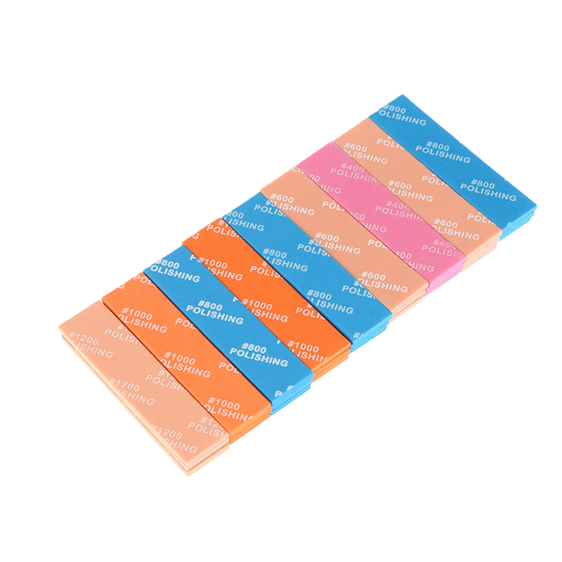9Pcs For Assembling Model Build Tools Hobby DIY MS-E400~1200 Semi-rigid Sanding Sticks Plastic Model Building Toys Polishing Rod