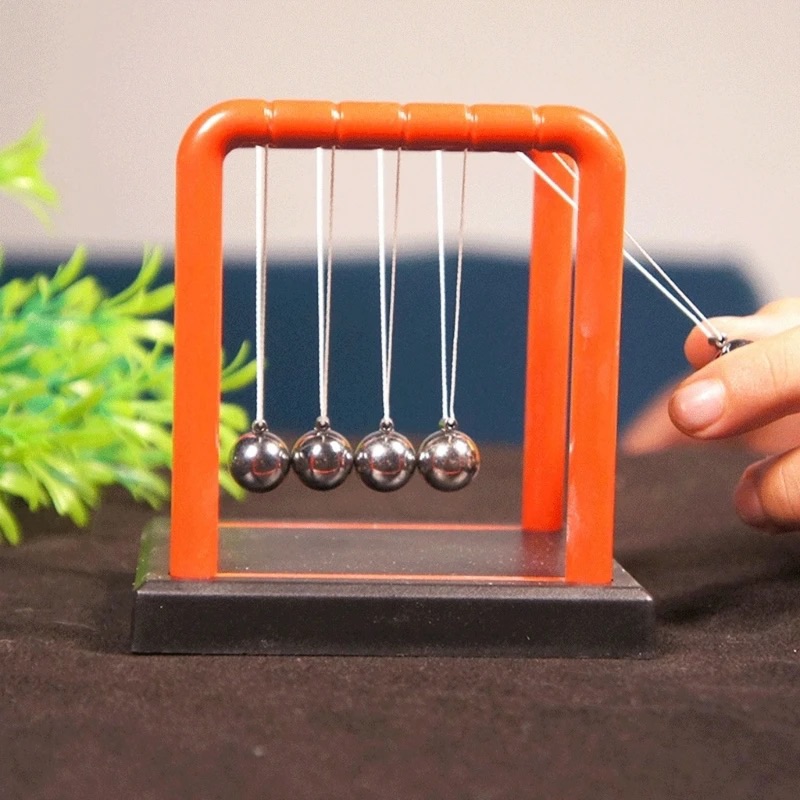 Newtons   Pendulum, Decompression Gadget Metal Balancing Balls   Pendulum Learning Toy Dropshipping