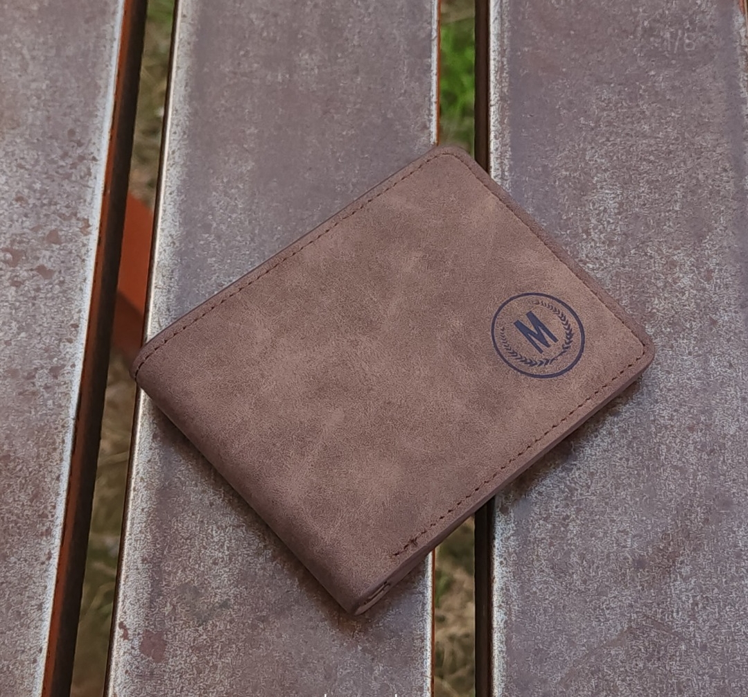 PU Leather Wallet for Men – Slim Bifold Wallet with Card Holder & Cash Pockets